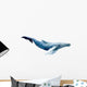 Watercolor Whale Wall Decal