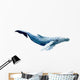 Watercolor Whale Wall Decal