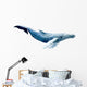 Watercolor Whale Wall Decal