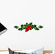 Clipping Path Branch Holly Wall Decal