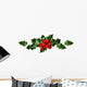 Clipping Path Branch Holly Wall Decal