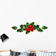 Clipping Path Branch Holly Wall Decal