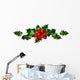 Clipping Path Branch Holly Wall Decal