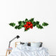 Clipping Path Branch Holly Wall Decal
