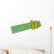 Awesome 80s Party Banner Wall Decal