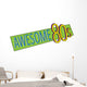 Awesome 80s Party Banner Wall Decal