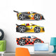 Racing Cars Wall Decal Sticker Set