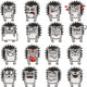 Funny Hedgehogs Wall Decal Sticker Set