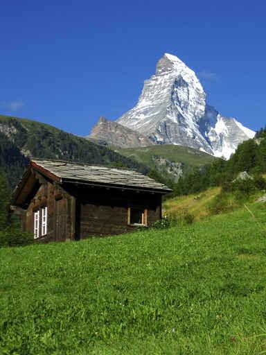 Matterhorn Wall Decal Design 6