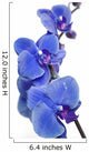 blue orchids Wall Decal