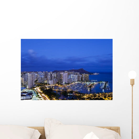 Ilikai Marina Honolulu Wall Decal