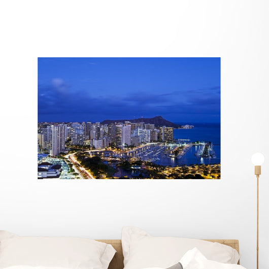 Ilikai Marina Honolulu Wall Decal