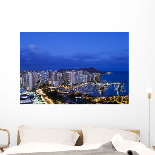 Ilikai Marina Honolulu Wall Decal