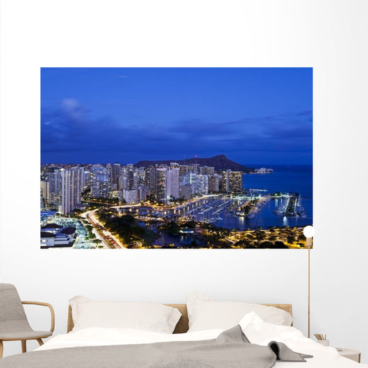 Ilikai Marina Honolulu Wall Decal