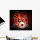 Drums in fire Wall Mural