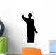 Silhouette Isolated on a White Wall Decal