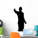 Silhouette Isolated on a White Wall Decal
