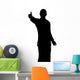 Silhouette Isolated on a White Wall Decal