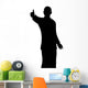 Silhouette Isolated on a White Wall Decal