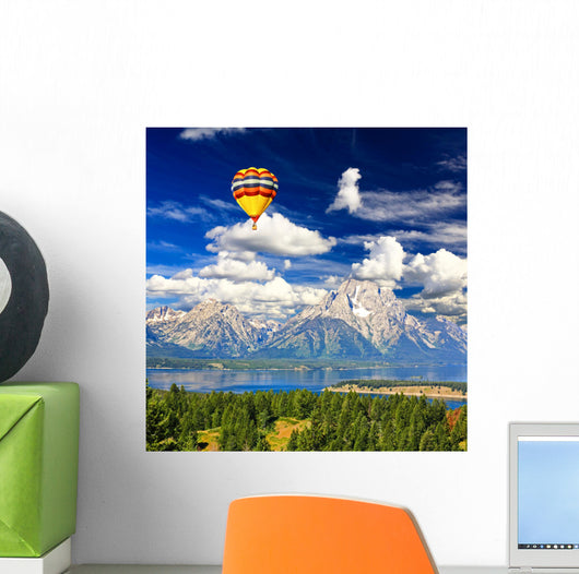 The landscape of Grand Teton National Park Wall Mural