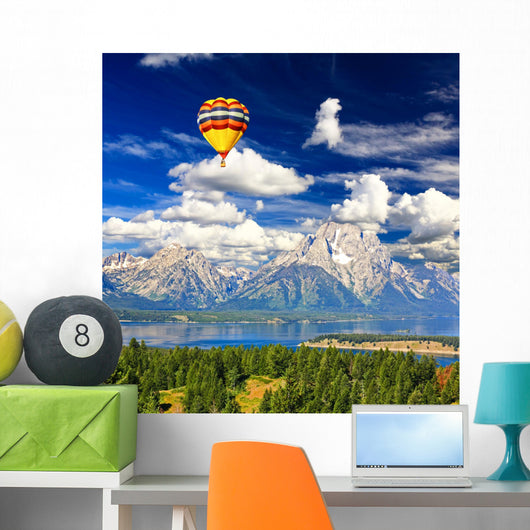 The landscape of Grand Teton National Park Wall Mural