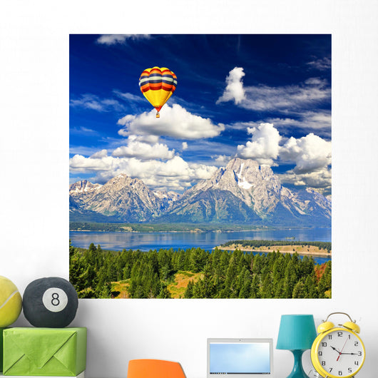 The landscape of Grand Teton National Park Wall Mural