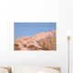 sunset on ski slopes at winter Wall Mural
