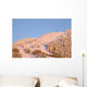 sunset on ski slopes at winter Wall Mural