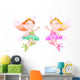 Two ballerina fairies Wall Decal