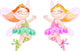 Two ballerina fairies Wall Decal