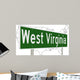 3D Rendering Green Highway Wall Decal Design 2