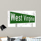 3D Rendering Green Highway Wall Decal Design 2