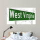 3D Rendering Green Highway Wall Decal Design 2
