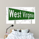 3D Rendering Green Highway Wall Decal Design 2