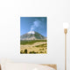 Active Snowcapped Popocatepetl Volcano Wall Decal Design 3