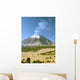 Active Snowcapped Popocatepetl Volcano Wall Decal Design 3