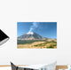 Active Snowcapped Popocatepetl Volcano Wall Decal Design 2