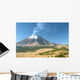 Active Snowcapped Popocatepetl Volcano Wall Decal Design 2