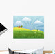 sunny meadow Wall Mural