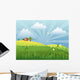 sunny meadow Wall Mural