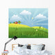 sunny meadow Wall Mural