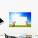 Paper Hand Wall Decal