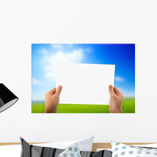 Paper Hand Wall Decal