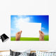 Paper Hand Wall Decal