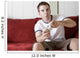 Gamer on the couch Wall Mural