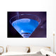 blue electric martini Wall Mural