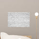 White brick wall Wall Mural