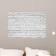 White brick wall Wall Mural