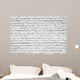White brick wall Wall Mural