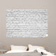 White brick wall Wall Mural